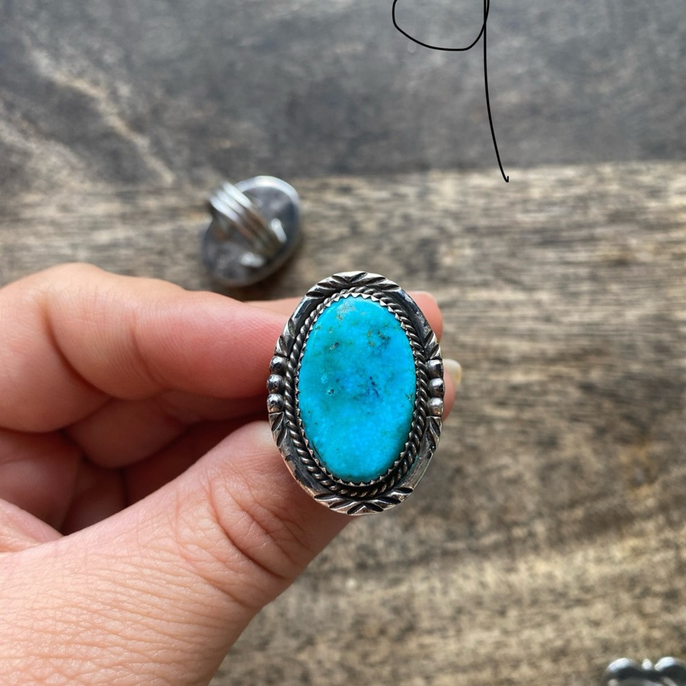 Turquoise Silver Women's Ring